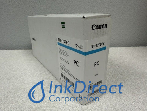 Genuine Canon 0779C001 PFI-1700PC PFI-1700 Ink Tank Photo Cyan Pro-2000 4000 4000S 6000S Ink Jet  , Canon&nbsp; &nbsp;- Wide Format Printer&nbsp; ImagePrograf Pro-2000,&nbsp; Pro-4000,&nbsp; Pro-4000S,&nbsp; Pro-6000S,Cartridge