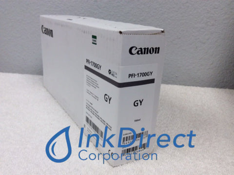 Genuine Canon 0781C001 PFI-1700GY PFI-1700 Ink Tank Gray Pro-2000 4000 4000S 6000S Ink Jet Cartridge , Canon&nbsp; &nbsp;- Wide Format Printer&nbsp; ImagePrograf Pro-2000,&nbsp; Pro-4000,&nbsp; Pro-4000S,&nbsp; Pro-6000S,