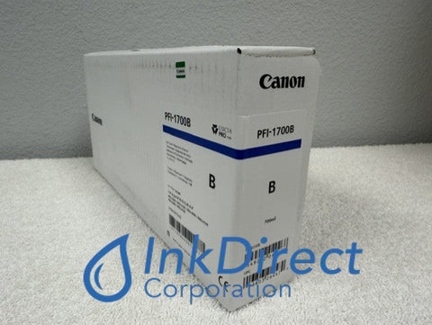 Genuine Canon 0784C001 PFI-1700B PFI-1700 Ink Tank Blue Pro-2000 4000 4000S 6000S Ink Jet Cartridge , Canon&nbsp; &nbsp;- Wide Format Printer&nbsp; ImagePrograf Pro-2000,&nbsp; Pro-4000,&nbsp; Pro-4000S,&nbsp; Pro-6000S,
