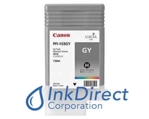 Genuine Canon 2213B001Aa Pfi-103Gy Ink Tank Gray