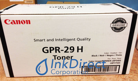 Genuine Canon 2645B004Aa Gpr-29 H Toner Cartridge Black