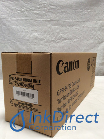 Genuine Canon 2772B004AA GPR-34 / GPR-35 Drum Unit Black ImageRunner 2520 2525 2530 2535 2535I 2545 2545I Drum Unit