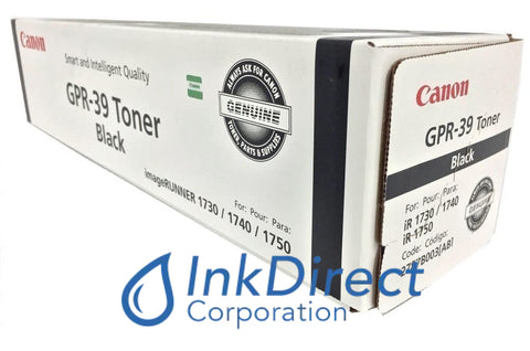Genuine Canon 2787B003Aa Gpr-39 Toner Cartridge Black