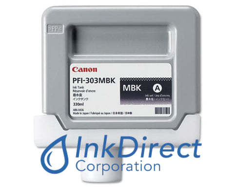 Genuine Canon 2957B001Aa Pfi-303Mbk Ink Tank Matt Black