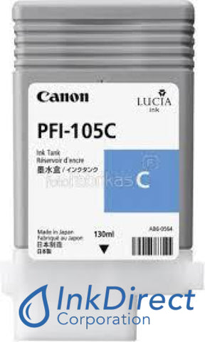 Genuine Canon 3001B001Aa Pfi-105C Ink Tank Cyan