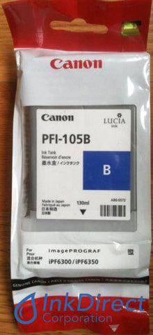 Genuine Canon 3008B001Aa Pfi-105B Ink Tank Blue