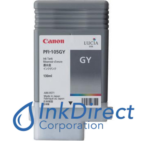 Genuine Canon 3009B001Aa Pfi-105Gy Ink Tank Gray