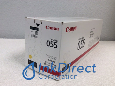 Genuine Canon 3013C002 3013C002AA CRG-055 Canon 055 Toner Cartridge Yellow Toner Cartridge , Canon&nbsp; &nbsp;- Multi Function&nbsp; ImageClass LBP664CDW,&nbsp; MF741Cdw,&nbsp; MF743Cdw,&nbsp; MF745Cdw,&nbsp; MF746CDW,&nbsp; i-SENSYS&nbsp; LBP663CDW,&nbsp; LBP664CX,