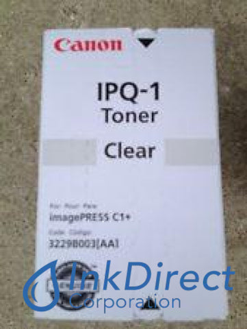 Genuine Canon 3229B003Aa Ipq-1 Toner Cartridge Clear