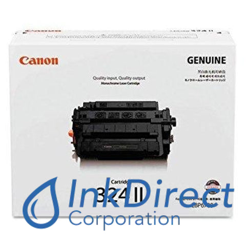 Genuine Canon 3482B003Aa 324 Ii Toner Cartridge Black