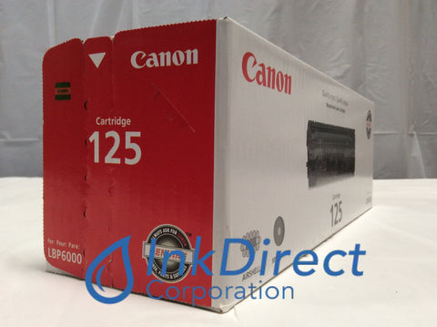 Genuine Canon 3484B001AA Canon 125 Toner Cartridge Black ImageClass LBP6000 Laser Printer LBP 6300DN 6650DN MF3010 Toner Cartridge