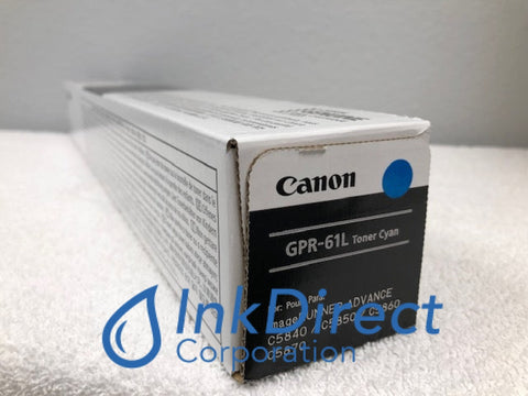 Genuine Canon 3767C003 3767C003AA GPR-61L Toner Cartridge Cyan Toner Cartridge , Canon   - Multi Function  ImageRunner Advance DX C5840i,  DX C5850i,  DX C5860i,  DX C5870i