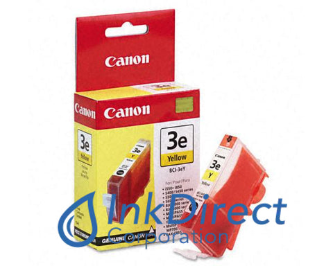 Genuine Canon 4482A003Aa Bci-3Ey Ink Jet Cartridge Yellow