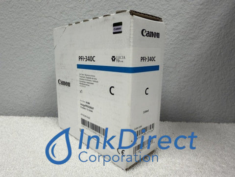 Genuine Canon 4775C001 4775C001AA PFI-340C Ink Tank Cyan ImagePrograf TZ-30000 TZ-32000 Ink Jet Cartridge , Canon &nbsp; - Wide Format Printer &nbsp;ImagePrograf TZ-30000, &nbsp;TZ-32000