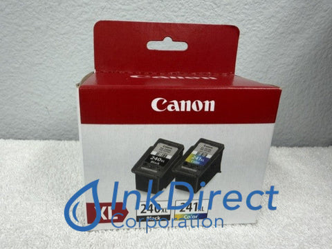 Genuine Canon 5206B0013 5206B013AA PG-240XL CL-241XL Ink Jet Cartridge Black & Color Ink Jet Cartridge , Canon - All-in-One Pixma MX 452, 459, 472, 512, 522, 532, Canon - All-in-One Pixma MG 2120, 3120, 3122, 3222, 3520, Pixma MX 432, 439, - Ink Jet Fax Pixma MG 4220, - Multi Function ImageClass MG2220, MG3220, MG4120, Pixma MX 392, - Photo Printer Pixma MX 372,