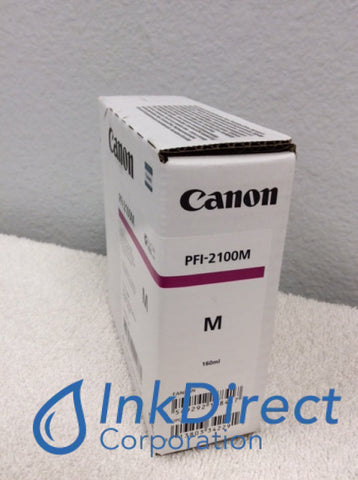 Genuine Canon 5268C001 5268C001AA PFI-2100M Ink Tank Magenta ImagePrograf GP-2000 GP-4000 Ink Jet Cartridge , Canon&nbsp; &nbsp;- Wide Format Printer&nbsp; ImagePrograf GP-2000,&nbsp; GP-4000
