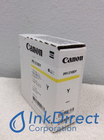 Genuine Canon 5269C001 5269C001AA PFI-2100Y Ink Tank Yellow ImagePrograf GP-2000 GP-4000 Ink Jet Cartridge , Canon&nbsp; &nbsp;- Wide Format Printer&nbsp; ImagePrograf GP-2000,&nbsp; GP-4000
