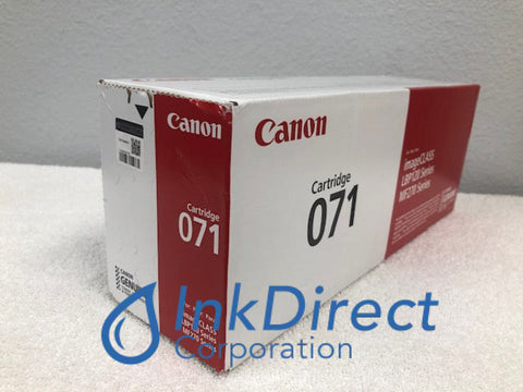 Genuine Canon 5645C001 5645C001AA Canon 071 Toner Cartridge Black LBP122dw MF272dw MF273dw MF275dw Toner Cartridge , Canon &nbsp; - Laser Printer &nbsp;ImageClass LBP122dw, &nbsp; - Multi Function ImageClass &nbsp;MF272dw, &nbsp;MF273dw, &nbsp;MF275dw
