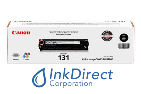 Genuine Canon 6272B001Aa 131 Std Crg-131Bk / Crg131Bk Toner Cartridge Black