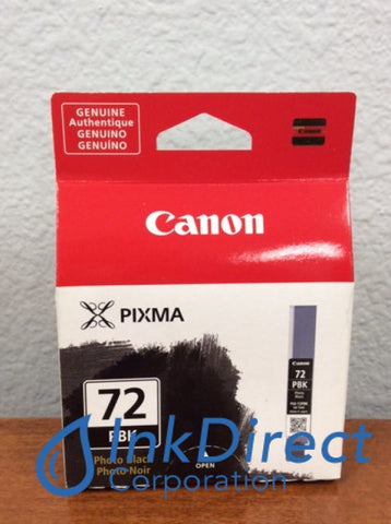 Genuine Canon 6403B002AA 6403B002 PGI-72PBK Ink Tank Photo Black Ink Tank , Canon   - InkJet Printer  Pixma Pro 10,