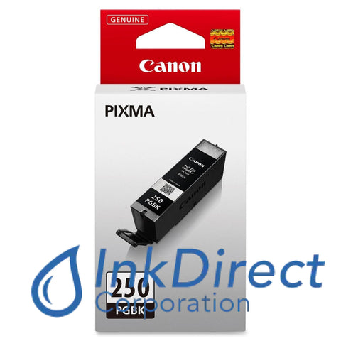 Genuine Canon 6497B001Aa Pgi-250 Pgbk Ink Jet Cartridge Black