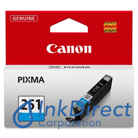 Genuine Canon 6514B001Aa Cli-251C Ink Jet Cartridge Cyan
