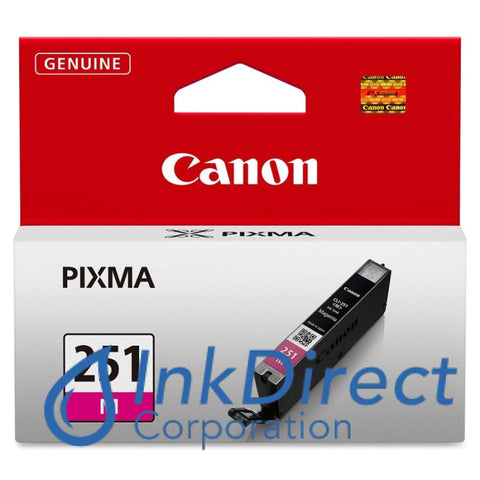 Genuine Canon 6515B001Aa Cli-251M Ink Jet Cartridge Magenta