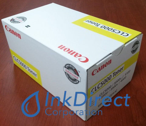 Genuine Canon 6604A003Aa Clc5000 Toner Cartridge Yellow