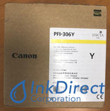 Genuine Canon 6660B001Aa Pfi-306Y Ink Tank Yellow