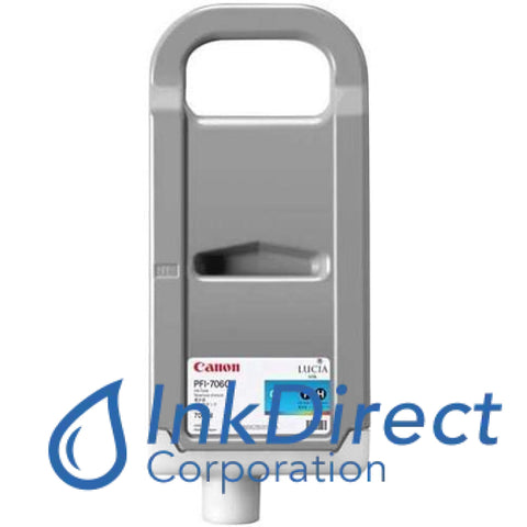Genuine Canon 6682B001Aa Pfi-706C Ink Jet Cartridge Cyan