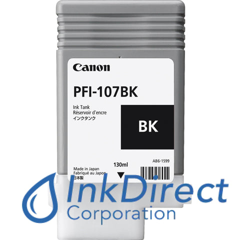 Genuine Canon 6705B001AA PFI-107BK Ink Tank Black Ink Tank