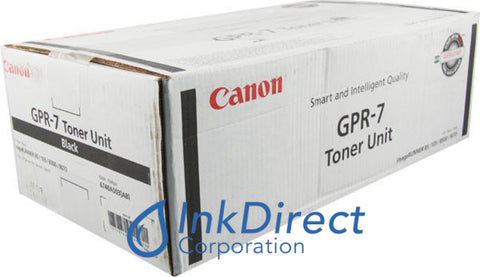 Genuine Canon 6748A003Aa Gpr-7 Toner Cartridge Black
