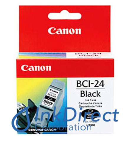 Genuine Canon 6881A003Aa Bci-24Bk Ink Jet Cartridge Black