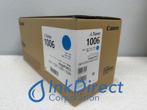 Genuine Canon 7047C001 7047C001AA Canon T1006 Toner Cartridge Cyan Toner Cartridge , Canon &nbsp; - Multi Function &nbsp;imageFORCE C331F, &nbsp;C331FZ, &nbsp;C431F, &nbsp;C431FZ, &nbsp;C521F, &nbsp;C521FZ, &nbsp;C611F, &nbsp;C611FZ