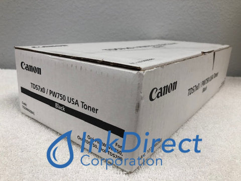 Genuine Canon 7523B002 7523B002BA 1070066386 PlotWave 750 2 Bottles / 1 Waste Container Toner Kit Black Toner Kit , Oce - Multi Function PlotWave 750, TDS 700, 750,