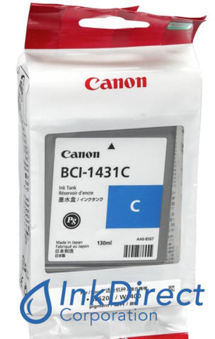 Genuine Canon 8970A001Aa Bci-1431C Ink Jet Cartridge Cyan