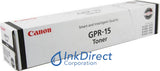 Genuine Canon 9629A003Aa Gpr-15 Toner Cartridge Black