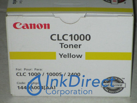 Genuine Canon F420535000 1440A001Aa Clc1000 Toner Cartridge Yellow