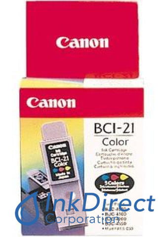 Genuine Canon F470741410 0955A003Aa 0955A003Ab Bci-21C Ink Jet Cartridge Tri-Color