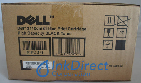 Genuine Dell 310-8395 Xg721 Pf030 3115Cn Ct350452 Hy Toner Cartridge Black , Dell - Laser Printer 3110CN,  3115CN