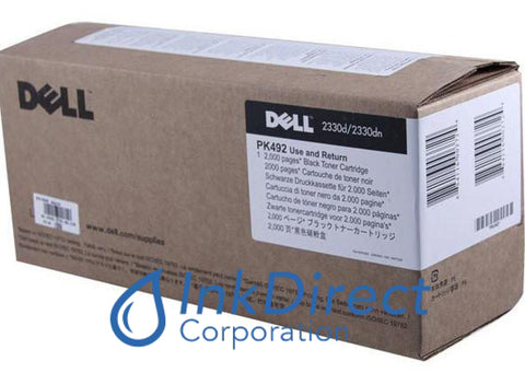 Genuine Dell 330-2665 330-2648 Xn009 Pk492 Standard Yield - Returned Program Toner Cartridge Black