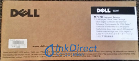 Genuine Dell 330-4131 P579K M797K Returned Program Toner Cartridge Black