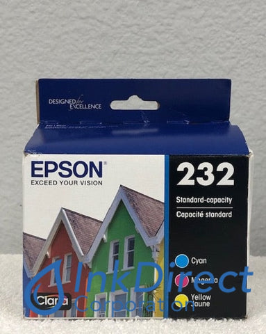 Genuine Epson T232520 T232520-S Epson 232 Ink Jet Cartridge Cyan Magenta Yellow Ink Jet Cartridge , Epson   - All-in-One  Expression Home XP-4200,  XP-4205,  WorkForce  WF-2930,  WF-2950,