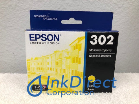 Genuine Epson T302420 T302420-S Epson 302 Ink Jet Cartridge Yellow XP6000 XP6005 Ink Jet Cartridge , Epson   - All-in-One  Expression XP-6000,  XP-6005,