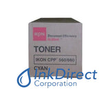 Genuine Ikon A0VW4K0 CPP 560/660 Toner Cyan Toner