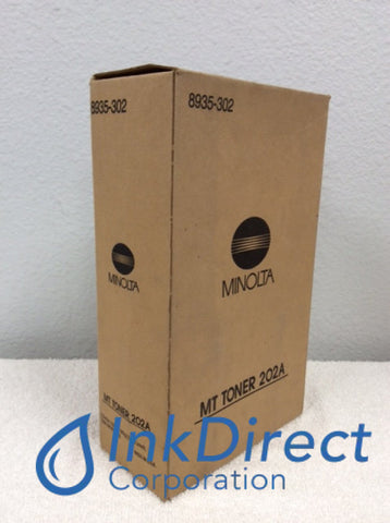 Genuine Konica Minolta 8935302 8935-302 MT 202A Toner Cartridge Black Toner Cartridge , Konica-Minolta - Copier-Analog EP 2080,