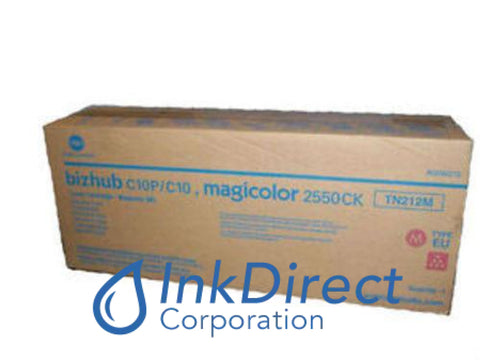 Genuine Konica Minolta A00W262 G5399 Tn-212M Tn212M Toner Cartridge Magenta , Konica-Minolta - Multi Function BizHub C10, C10X,