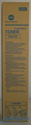 Genuine Konica Minolta A0Ym230 020W Tn-510Y Tn510Y - Standard Yield Toner Cartridge Yellow