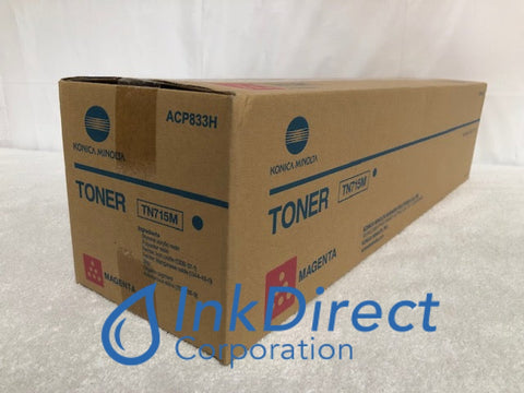 Genuine Konica Minolta ACP833H TN-715M TN715M Toner Cartridge Magenta BizHub C750i Toner Cartridge , Konica Minolta   - Multi Function  BizHub C750i,