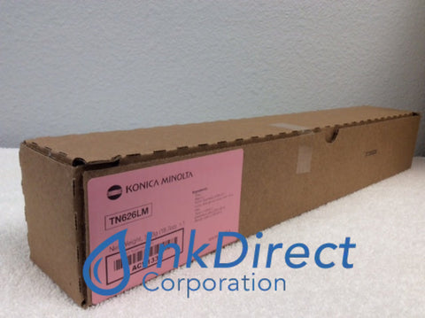 Genuine Konica Minolta ACV133C TN-626LM TN626LM (Plain Brown Box) Toner Cartridge Magenta Bizhub C450i C550i C650i Toner Cartridge , Konica Minolta&nbsp; &nbsp;- Multi Function&nbsp; BizHub C450i,&nbsp; C550i,&nbsp; C650i